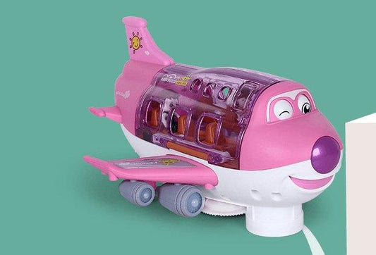 Electric Universal Cartoon Airplane Lights Music Rotation Toys - AL MONI EXPRESS