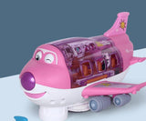 Electric Universal Cartoon Airplane Lights Music Rotation Toys - AL MONI EXPRESS