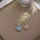 Fashion Moonstone Necklace For Cartoon Princess Love Girl Necklace Novelty Jewelry - AL MONI EXPRESS