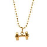 Single Piece Dumbbell Necklace Key Body Pendant Fashion - AL MONI EXPRESS